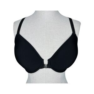 Chantelle Rive Gauche T-Back Spacer Bra sz 32DD * Racerback Lightweight Black
